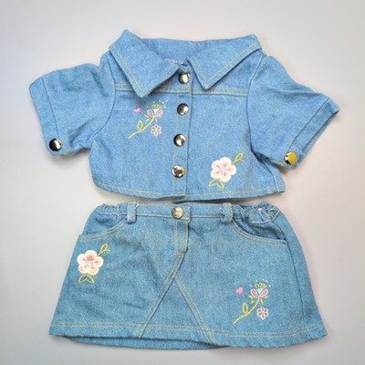 Bear Factory bestickte Jeansjacke & Rock Outfit