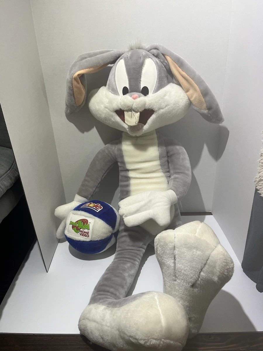特大\" Bugs Bunny \" Big Stuffed Doll ©︎1995 Bugs Bunny Vintage 1992 Plush Large 30” Warner Bros, Mighty Star