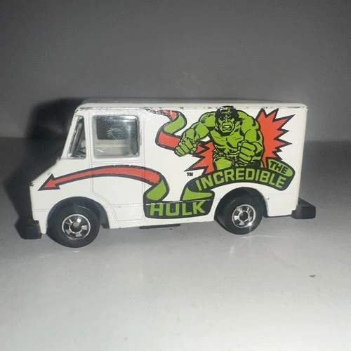 Hot Wheels 1976 Scene Machine White Van BW Hong Kong Marvel VTG