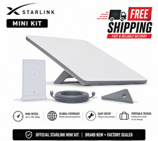Starlink Mini Kit   High Speed Internet Satellite WiFi Router   Brand New Sealed