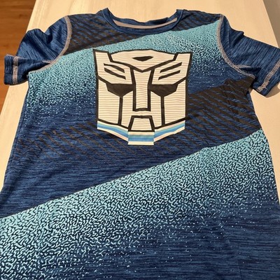 Jumping Beans Transformers Blue Short Sleeve Active Shirt-Boys Size 8