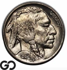 1923 Buffalo Nickel, Nice Strike, Solid Gem BU++