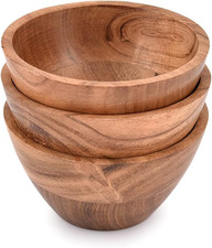 Juego de 3 cuencos de madera