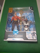 McFarlane DC Multiverse AQUAMAN Flashpoint Cyborg  1 Gold Label BAF New in Box