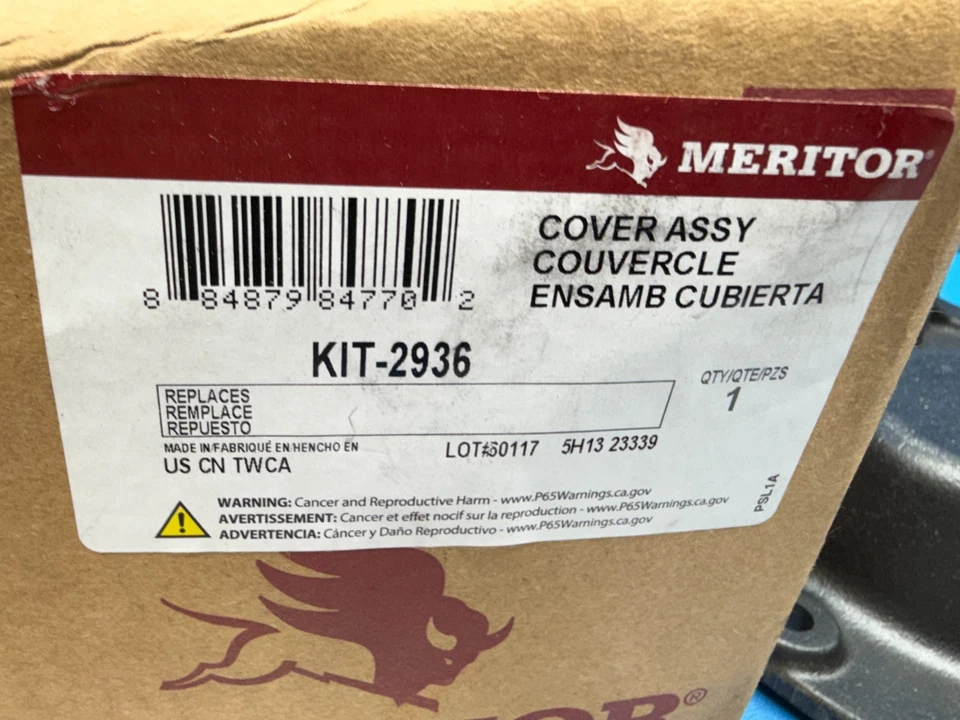 Kit de montaje de cubierta de reparación de anillo de ajuste diferencial Meritor KIT-2936 Foto 2 de 4