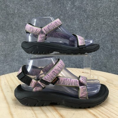 Clarks Sandals Womens 7 Strappy Multicolor Open Toe Hook And Loop Casual Sports