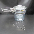 Vintage PYREX Flameware 1 1/2 Qt DOUBLE BOILER 6283-U & 6283-L with lid