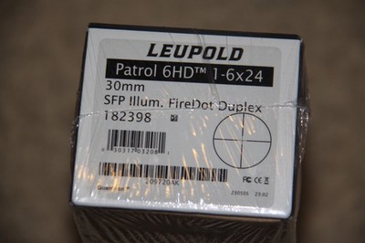 Leupold Patrol 6HD 1-6x24mm Illuminated MOA Hunting Scope - Black (182398)