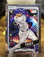 2024 Topps Cosmic Chrome Andy Pages RC #107 Dodgers Rookie (A)
