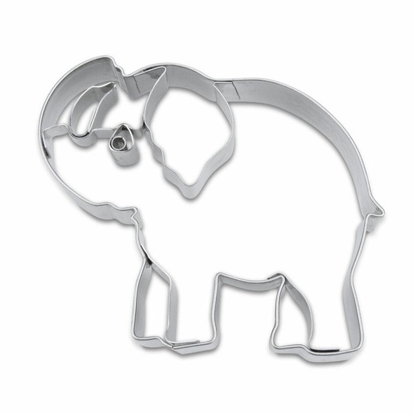 StäDter PräGe-Ausstecher Elefant Ausstechform PläTzchenform Keks Edelstahl 8 Cm-image
