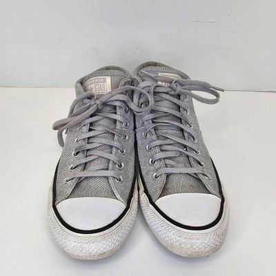 Converse Gray Chuck Taylor Womens Sz 7 All Star High Top Sneakers 