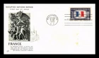 US COVER ARTCRAFT FIRST DAY OF ISSUE OCCUPIED NATIONS SERIES FRANCE
