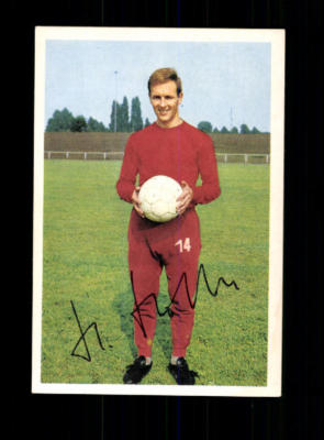 Hilmar Hoffer Fortuna Düsseldorf Bergmann Collectible Picture 1966-67 Original Signed