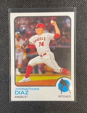 2022 Topps Heritage High Number Jhonathan Diaz RC SP #711 Angels