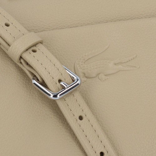 Lacoste City Court Umhängetasche Leder 21,5cm #LCM-NF4506IE (viennois) - Bild 4 von 5