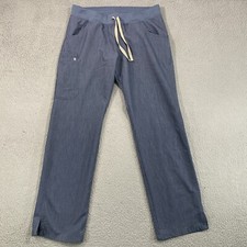 Figs Womens Large Tall Kade Cargo Scrub Pants Heathered Indigo Limited