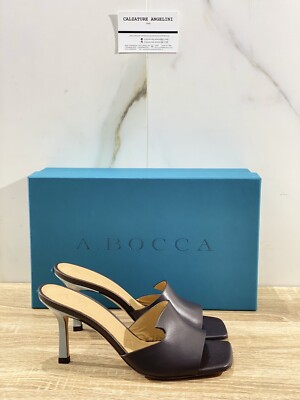 A. Bocca Sandale Frauen AB2277 aus Leder Caffè Luxury Sandale Frau 36