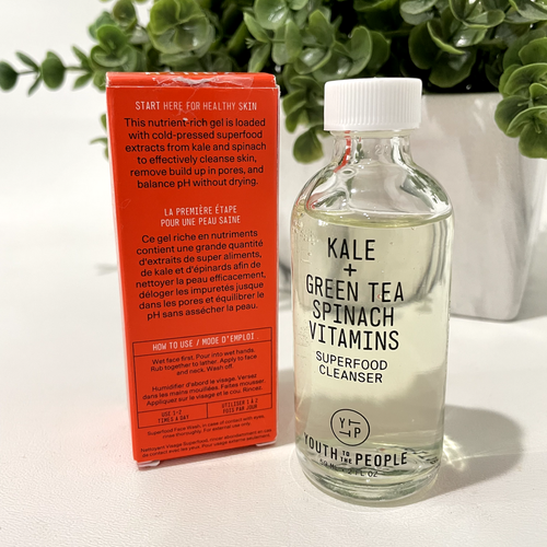 YOUTH TO THE PEOPLE Superfood Antioxidant Cleanser Kale+Green Tea 2Oz