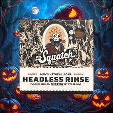 Dr Squatch Headless Rinse Limited Edition 5oz Natural Body Soap | FAST SHIPPING