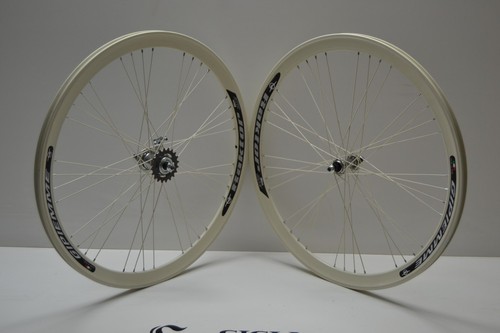Ruote o cerchi 28 fixed 1v contro pedale avorio Gipiemme personalizzabile |  eBay