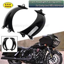 Front Headlight Fairing Vents ABS Fit For Harley Road Glide FLTRX 2015-2023 22