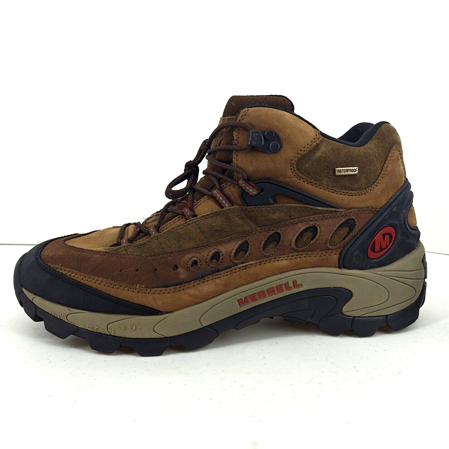 Scarpe da trekking Merrell Pulse taglia 14 Mid impermeabili Browm Performance