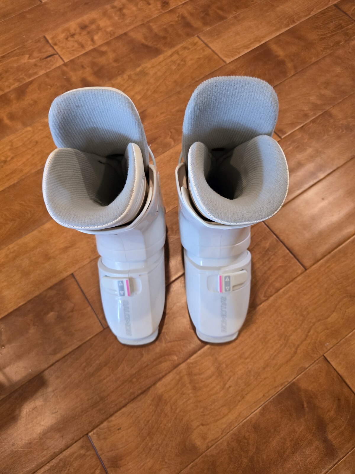 Scarponi da sci Salomon HTC SX 62 rosa grigio bianco donna taglia 310 315 