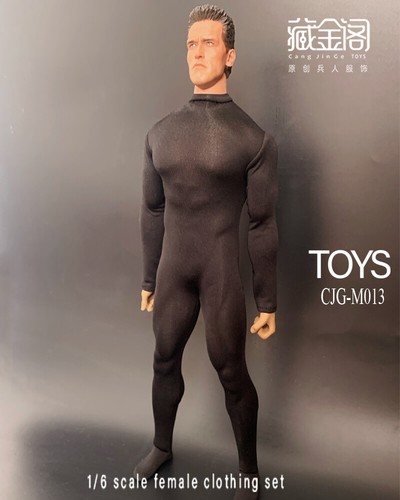 1/6 Male Stretch Bodysuit CJG-M013 Tights Base Coat Clothes Fit 12'' TBL Figure - Picture 6 of 14