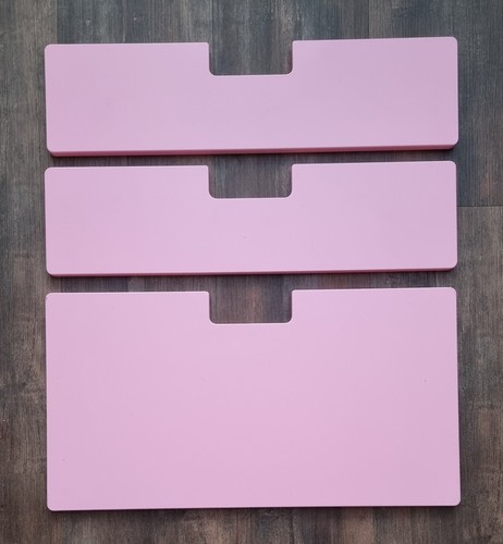 IKEA Stuva Malad Schubladenfronten in Rosa - 2x 16cm & 1x 32cm Hoch, 60 cm breit