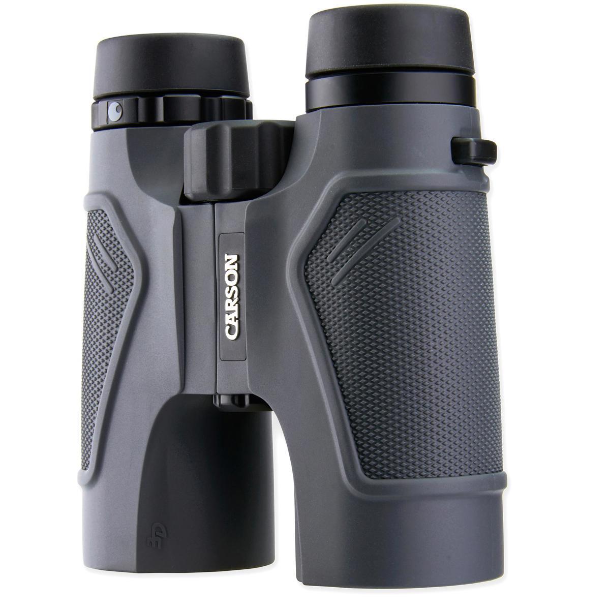 Бинокль Carson 8x42mm 3D Roof Prism, угол обзора 6,3 градуса, серый # TD-842