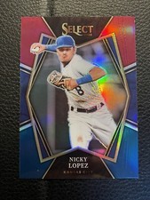 2022 Panini Select Nicky Lopez Tri-Color PRM KC Royals #154