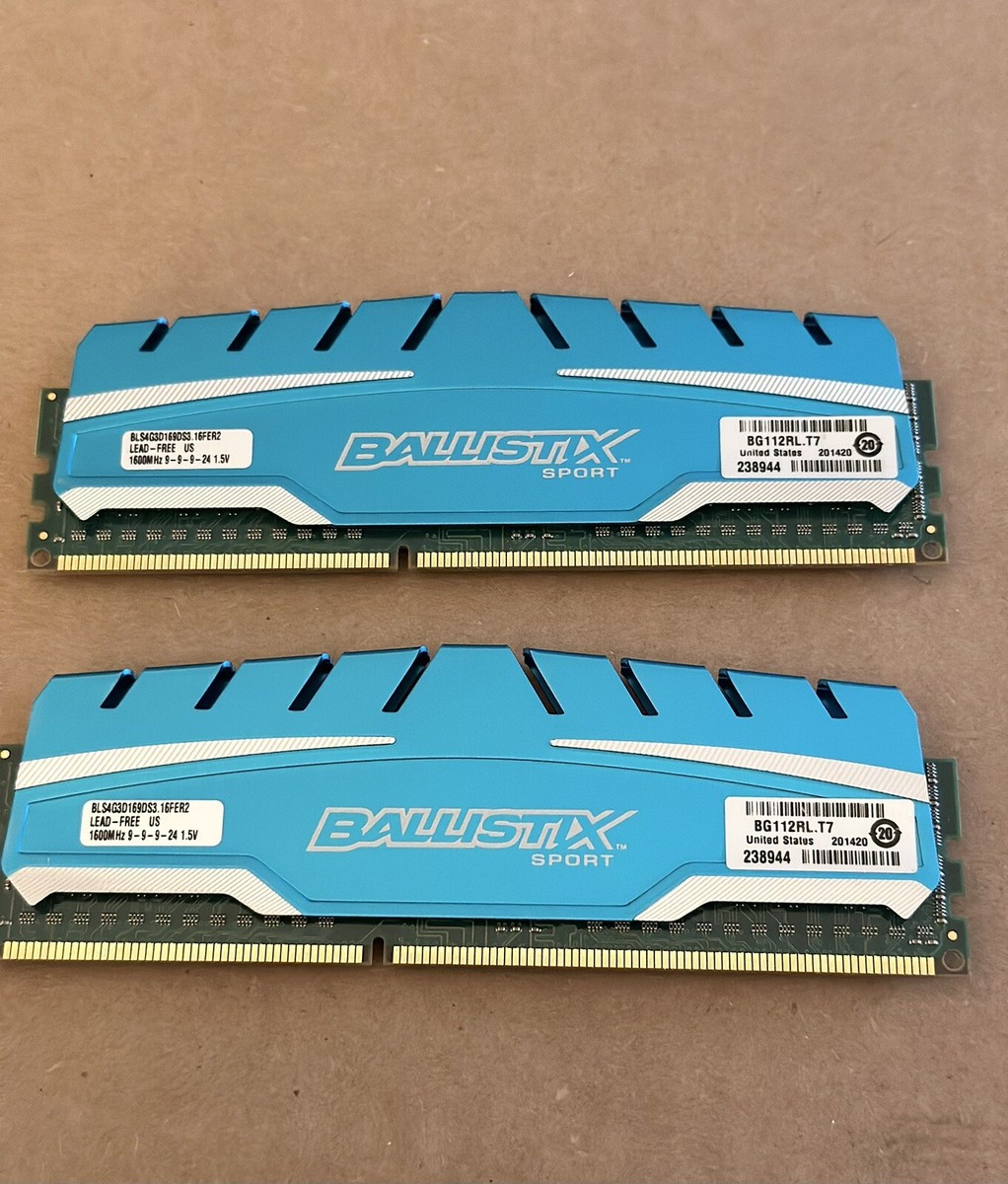 Crucial Ballistix Sport DDR3 1600MHz (2x4GB)