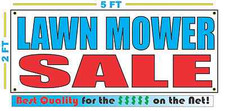 LAWN MOWER SALE Banner Sign NEW Larger Size Best Quality for The $$$$