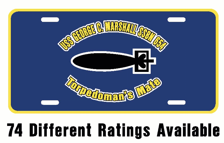 STEARNS 米国製 フィッシングベスト USCG認証 POPEYEピンバッジ USS GEORGE C MARSHALL SSBN 654 Rating License Plate U S Navy USN