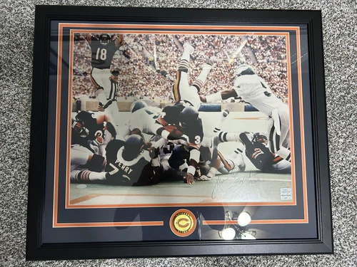 Walter Payton 16x20 Autograph COA Framed