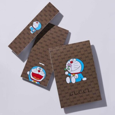 ぶたちゃんさん　ドラえもん　グッチノート　10冊 Doraemon x Gucci Letter Paper & Note & Memo Pad Set Novelty