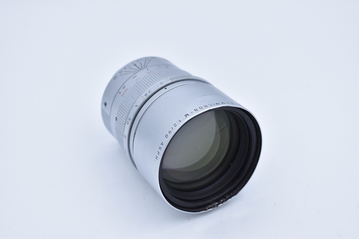 Leica 90mm f/2 APO-Summicron-M ASPH. M-Mount Lens, Chrome, 6