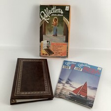 Reflections Photo Album Disc Photograph Ledger with Refill Pack Vintage KMart