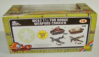 1:18 Ultimate Soldier 21st Century WWII U.S Army Dodge WC-63