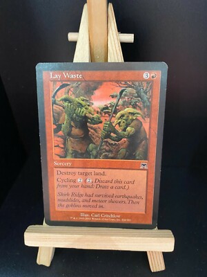 Lay Waste Deployment Magic Card MTG English x (Debris and Ashes)
