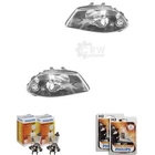 LIGHT SET FOR SEAT IBIZA III 3 type 6L year manufacture 02-06 VALEO H7+H3 incl.