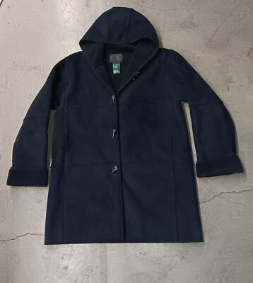 Ralph Lauren Traditional Winter Goods Supply Co Black Long Coat Women’s  Size Med