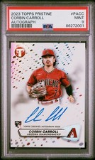 2023 Topps Pristine Corbin Carroll Auto Rookie RC #PA-CC Diamondbacks PSA 9 🔥🔥