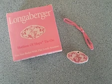 Longaberger 2000 Horizon of Hope Tie-on for your basket NEW