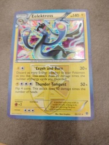 Pokemon - Eelektross - Plasma Blast 33/101 - Reverse Holo Rare - LP