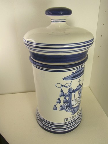 Albarello vaso pot Bulbo Scilla Talavera de la Reina Toledo Spagna Nicolas Varas - Foto 4 di 7