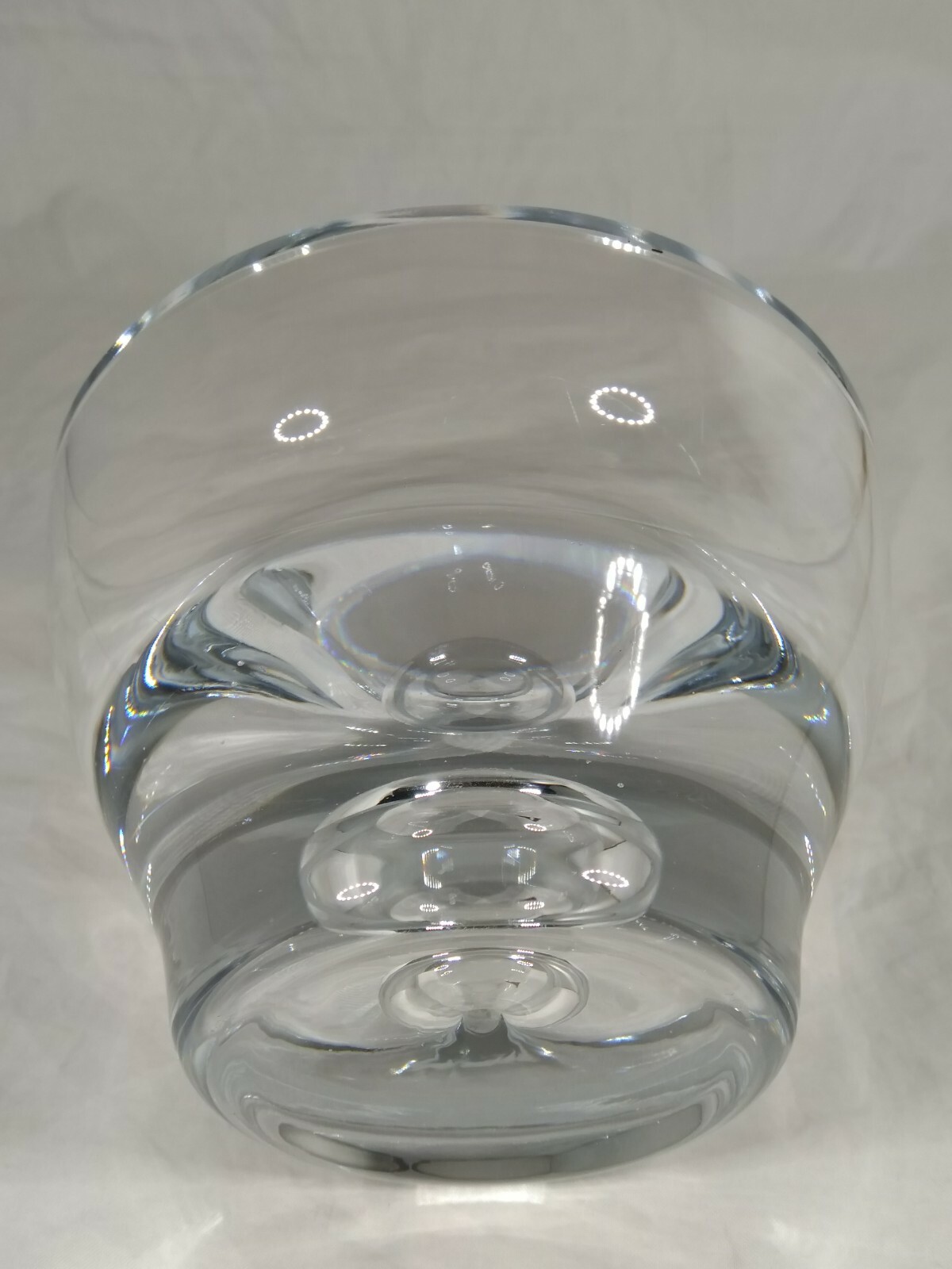 Krosno Clear Glass Tea Light/Candle Holder with Bubble Base eBay