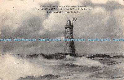 R466419 Cote d Emeraude Smaragdküste Saint Malo Leuchtturm der Tour du Jard