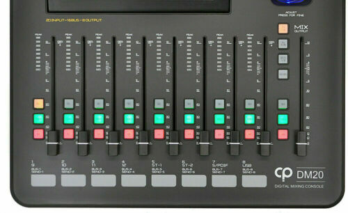 New CLASSIC PRO Digital Mixer Motor Fader DM20 iPad remote