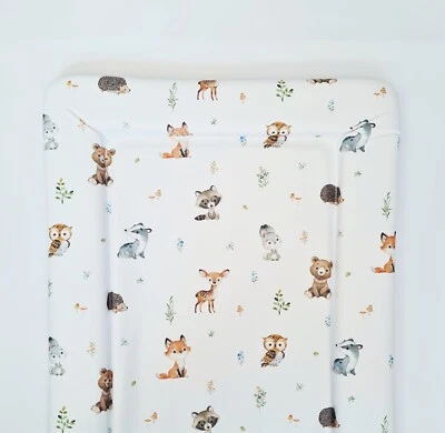 BabyBells Woodland Animals Deluxe Unisex Baby Boy Girl Changing Mat | Gift